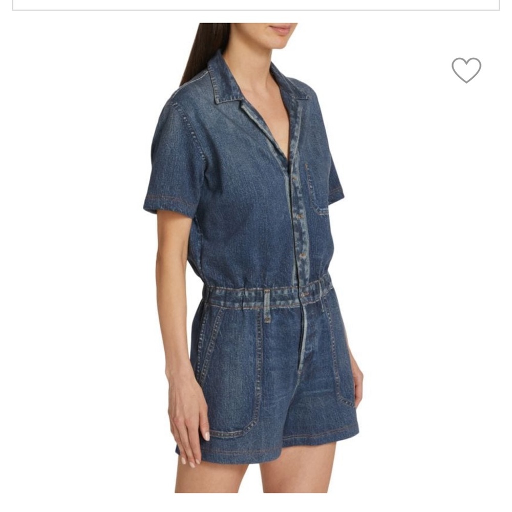 RAG and BONE Miramar Romper denim